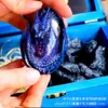 Lava Dragon Ei, Traumkristallharz transparentes Drachenei, exquisite und einzigartige handgekannte Feuer-Tasche Drache-Souvenir-Desktop-Verzierungen, Geschenke