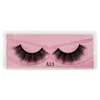 Dikke Curling 3D Valse Wimpers Volledige Strip Zachte Levendige Handgemaakte Herbruikbare Fake Washes Eye Makeup voor Vrouwen Schoonheid Gemakkelijk te dragen Roze Sticker Verpakking 10 Modellen DHL GRATIS