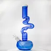 17 pouces Big Bong Hookahs Verre Boogs bécher Tube droit Conduites d'eau diffusées Downstem 18mm Femme Unique Style Oil Dab Rig