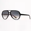 Plank Piloot Zonnebril Mode Vrouw Man Sun Glazen Herengradiëntlenzen Des Lunettes de Soleil met Leather Brown Case3480725