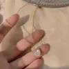 À la mode Fine 14K Or Réel En Forme De Coeur Opale Chaîne Pendentif Collier pour Femmes Tempérament Bijoux Brillant AAA Zircon Cadeau De Mariage Y220223