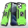 Hybrid Armor coques de téléphone voiture béquille magnétique antichoc anti-chute coque arrière pour iphone 11 12 mini Pro Max X XR 6 7 8 plus Samsung s8 s9 s10 s20 s21 note 10