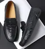 Men Loafers Shoes Fashion Comfy Classic Boat Mens High Quality Leather Driving Footwear Design Shoe