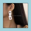 Dangle & Chandelier Jewelrycandy Color Exaggerated Geometric Resin Acrylic Simple Temperament Earrings Pendientes Mujer Drop Delivery 2021 M