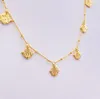 Savi Ins Cold Wind Stacking Golden Women Necklace Soldier-Avatar Collar Chic Neck Chain Jewelry Chains