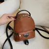 Christmas Brand Letter Women's Backpack Pu Leather Hot Design Mini Woman Backpacks Fashion Student High Sport Capacity Men Black White Brown Khaki