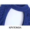 Women Fashion With Bobbles Arm Warmers Knitted Sweater High Neck Long Sleeve Female Pullovers Chic Tops 210420