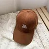 2021 Gömme Pamuk Erkek Kahverengi Rahat Beyzbol Şapkası Kadınlar Için Moda Katlanabilir Şapkalar Kemik Daiwa Şapka Kış