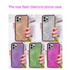 Diamond Shockproof Phone Cases voor iPhone 12 PRO MAX 11 X XS XR 7/8 Plus Angel Wings Beschermende Cover