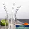 Glazen rietjes duidelijke gebogen herbruikbare stro voor smoothies etherische oliën met reinigingsborstel straw set een fabriek prijs expert ontwerp kwaliteit Nieuwste stijl originele status