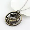 Spiele Mortal Kombat Halskette Metalllegierung Drachen Anhänger Für Frauen Männer Punk Schmuck Collier Chains270S