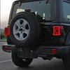 2 datorer Bilens bakljus delar för Jeep Wrangler 2008-2021 TAILLIGHTER Bakre lampa LED-signal Omvänd parkeringsljus