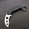 Topkwaliteit Practice Claw Mes 420C Satin Blade G10 Handvat Trainer Karambit EDC Outdoor Sport Gereedschap Geschenkmessen