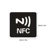 Adesivi NFC216 con stampa passiva da 100 pezzi con strato anti-metallo 13,56 MHz Tag NFC impermeabile per animali domestici Adesivo NFC per social media per la condivisione delle informazioni di contatto Controllo dell'accesso