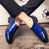 Personality Trend Shoes Designer Men's Casual Leather Loafers Slippers Fashion Brand Men High Quality Large Size Italian