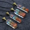 Sport Yoga 7 Chakra Orgone Energy Healing Pendant Necklace Crystal Natural Stone Necklaces for Women Fashion Jewelry Will and Sandy
