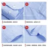 Chemises habillées pour hommes Fibre de bambou Slim Fit à manches longues Casual Chemises boutonnées Chemises habillées sans rides pour hommes Chemise Homme 210522