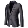 Męska 2 sztuka Eleganta Garnitury Tuxedo z Spodnie Marka Slim Fit Dwa Przyciski Formalne Biznes Dress Garnitur Mężczyźni Kostium Mariage Homme 210522