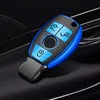 Carro Key FOB Caso de Couro TPU Chaves Protetor Capa para Mercedes Benz e C G R Classe W204 W212 W176 GLC CLA GLA AMG Acessórios para Carro