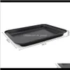 Pans 24182Cm Gold Black Food Grade Stainless Steel Dishes Diy Tools Rectangular Nonstick Bread Cake Baking Tray Dh06422 Ttnqy Xumrx