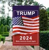 Trump 2024 Flag Republican USA Flags Banner Flagsanti Biden Never America Président Donald Funny Garden Campagne DB990