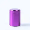 70 ml Neue Kleine Metall Aluminium Versiegelt Dosen Dosen Tragbare Reise Tee Caddy Luftdicht Geruch Proof Container Stash Jar