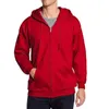 Herren Hoodies Sweatshirts Männer Jacke 2021 Sweatshirt Mit Kapuze Lange Hülse Kordelzug Zipper Verschluss Einfarbig Casual Männliche Kleidung