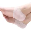 Apoio ao tornozelo 1 par respirável Silicone Calcon Socks Protetor Proteção Ballet Sapato High Saltos Rachados Gel Care Tool