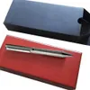 GiftPen Luxury Pens Metal Golden Rosegoldensilver Black Checkered Red Wood Box Ballpoint Pen كلاسيكي فاخر جيد 8604776