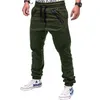 Automne Hommes Pantalons Multi-poches Harem Pantalon Hip Pop Streetwear Casual Mode Cargo Pantalon Jogger Hommes Vêtements Slim Pantalon 211201