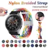 20mm 22mm Nylon elastyczny pasek do Samsung Galaxy Watch 4/3 42mm 46mm Gear S3 Band dla Amazfit BIP Huawei GT 2 Dostosuj Sport Wirst