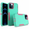 Phone Cases For Iphone 13 12 Mini 11 Pro MAX 8 7 6 Plus 2 In 1 Design Shock Absorption Protection Magnetic Suction Cover