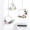 Supporto per fiori fai da te geometrico quadrato in metallo pianta creativa per la decorazione del caffè dell'home office Sweet Vibe Hanging Ornament Vases