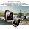 DZ09 Smart Horloges Polsband SIM Intelligent Sport Horloge voor Android Cellphones Relgio Inteligente met batterijen van hoge kwaliteit