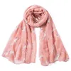 Paris Garn Lady Scarf Kvinnor Lång Härlig Hästtryck Scarf Shawl Soft Beach Scarves Comfort