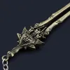 Keychains 2022 God of War The Sword Olympus Keychain Kratos Vintage Golden Pingente keyring Cosplay Jewelry Acessórios do presente miri22