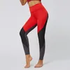 2021 Modesport Laufende Hosen Fitness Gym Gitgings Hohe Taille Workout Frauen Sexy Hohl Mesh Yoga Sportswear