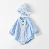 Детский ползунок осень младенца кружева лук с длинными рукавами кустарник девушка одежда 210702
