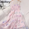 Butterfly Dress Sequin Slip Dress Woman Elegant Sexy Beach Embroidery Mesh Party Dresses Evening Korean Kawaii Clothes Club 210715