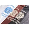 T1102 T-shirt pesante da uomo Personalizza la stampa di lettere in stile etnico All-Match Youth O-Collo manica corta in cotone Tops Tees H1218