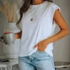 Kobiety Casual Black White T-shirt Streetwear O-Neck Luźny Krótki Rękaw T Shirt Solid Camisas Mujer Podstawowy Plus Size Tees Top 210422