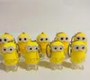 LED Gadget Light Keychain Key Chain Ring Kevin Bob Flashlight Torch Sound Toy Despicable Me Kids Christmas Promotion Gift