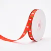 10 meter 10mm julband tryckt Grosgrain band för presentförpackning Bröllopsdekoration Hårbågar DIY Julband Candy