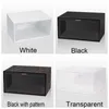 Foldable Plastic Shoe Box Thicker Dustproof Flip Stackable Shoebox Transparent Drawer Sort Out Shoes Cabinet Shoe Organizer AA0382