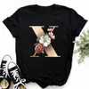 Aangepaste naam Letter Combinatie Dames T-shirts Hoge kwaliteit Afdrukken T-shirt Bloembrief A B C D E F G korte mouw kleding x0628