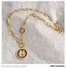 Mode eenvoudige letter alfabet h hanger ketting voor vrouwen gouden splinter rose kleur sleutelbeen ketting sieraden cadeau