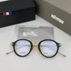 Thom Brand Tb908 Pure Titanium okulary ramy Mężczyźni Mężczyzny retro okrągłe okulary okulary krótkowzroczne optyczne receptę okulary Oculos FA2800