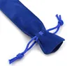 Velvet Pens Pouch Holder Single Pencil Bags Pen Case Rope Locking Gift Bag