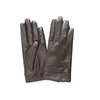 Autumn Men Business Sheepskin Leather Gloves Winter Full Finger Touch Screen Black Riding Motorcycle NR196 211124