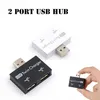 2.0 USB Splitter 1 Erkek 2 Bağlantı Noktası Kadın USB Hub Adaptörü Dönüştürücü Telefon Dizüstü PC Çevre Birimleri için Bilgisayar Şarj Accessorie